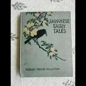 Japanese Fairy Tales 1928 Illustrated by Sanchi & Gawa Rand McNally Vintage